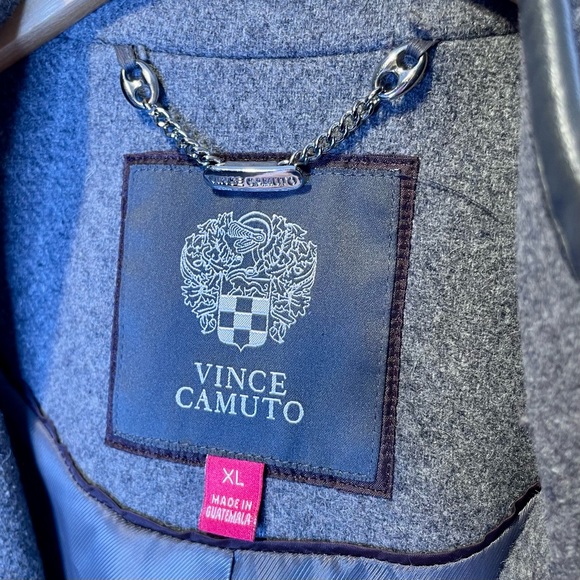 Vince Camuto XL Wool Blend Boulce Belted Winter Coat Gray - Picture 9 of 11